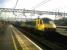 90049 shows off the new Freightliner livery to dramatic effect as it heads North through Milton Keynes on 11 February with a container train.<br><br>[Ken Strachan 11/02/2011]