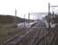 Penistone station in November 1984 - looking west towards Woodhead. The tunnel was closed to rail traffic in 1981.<br><br>[Ian Dinmore /11/1984]