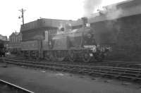 CR 123 seen taking a break at Dalry Road shed on 19 April 1965 after bringing the BLS <I>Scottish Rambler no 4</I> special into Princes Street station.<br><br>[K A Gray 19/04/1965]