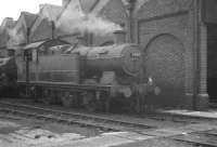 Collett 0-6-2T no 6643 standing alongside Barry shed in August 1960.<br><br>[K A Gray 07/08/1960]