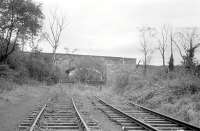 The southern extremity of the railway at Dalkeith Colliery in 1978, part of the former through route from Smeaton running south west to Hardengreen Junction.<br><br>[Bill Roberton //1978]