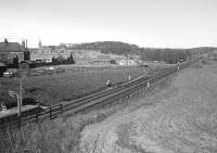 Just north of Markinch Station was a short siding serving a co-op coal yard.  It did not last long after this 1975 photograph was taken.<br><br>[Bill Roberton //1975]