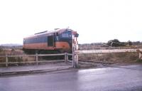 Scene at Lavalla level crossing near Gort, County Galway, in 1988.<br><br>[Ian Dinmore //1988]