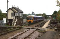 A First Great Western service to Paddington departs south from Moreton-in-Marsh on 21 September 2011. Evidence of the rationalisation of the trackwork is evident with the remnants of the down sidings on the right of the photo.<br>
<br><br>[John McIntyre 21/09/2011]