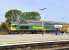 Freightliner 66606 with a PW train passing through Westbury station on 3 August heading towards London.<br><br>[Peter Todd 03/08/2011]