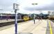 Freightliner 66542 brings an eastbound freight through Didcot station in August 2011.<br><br>[Peter Todd 11/08/2011]