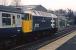 Shortly before repainting in ScotRail livery as part of the BR sectorisation policy, 47 712 <I>Lady Diana Spencer</I> heads a push-pull set through Dunblane on a Glasgow Queen Street-Aberdeen service.<br><br>[Mark Dufton 09/03/1985]