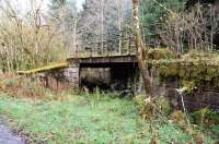 Remains of the subway entrance to Invergarry Station on 7 November 2011.<br><br>[John Gray 07/11/2011]