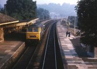 A Hymek working wrong line through Chepstow - summer 1971.<br><br>[David Spaven //1971]