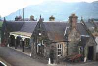The station building at Newtonmore in 1979 [see image 6118]. <br><br>[Ian Dinmore //1979]