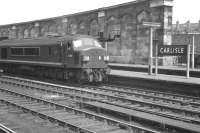 'Peak' D104 stands at Carlisle on 7 June 1962 with the up <I>Thames-Clyde Express</I>.<br><br>[K A Gray 07/06/1962]