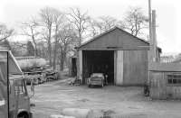 Goods shed - Beattock - February 1991.<br><br>[Bill Roberton 18/02/1991]