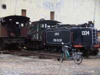 A sad picture of no 1334 <I>Simon Bolivar</I>, one of several old steam engines spotted in a Havana 'locomotive graveyard' on 9th December 2011<br><br>[Brian Smith 09/12/2011]