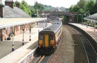 156504 restarts from Dumfries on 20 May 2008 with a Glasgow Central - Carlisle service.<br><br>[John Furnevel 20/05/2008]