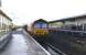 66057 runs into Swindon's platform 3 with a freight on 27 October.<br>
<br><br>[Peter Todd 27/10/2011]