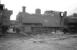 Collett 0-4-0T no 1102 photographed on Danygraig shed, Swansea, in June 1959. Note the bell on the front of the cab, a fairly standard feature on the dock shunters operating out of 87C at that time [see image 34431]. <br><br>[Robin Barbour Collection (Courtesy Bruce McCartney) 28/06/1959]