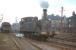 With an N15 'big Gorgie pilot' evidently in hot pursuit, 'wee Gorgie pilot' J88 No. 68335 draws into Gorgie East yard on 3rd April 1961. View is north with the bridge over Gorgie Road between the locomotives.<br><br>[Frank Spaven Collection (Courtesy David Spaven) 03/04/1961]