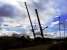 Two cranes, having taken up position, start lowering new reinforced concrete beams into place over London Road, Glasgow, on 14 May 2011.    <br><br>[Colin Harkins 14/05/2011]