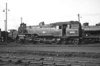 BR Standard class 4 2-6-4T no 80001 photographed on 16 May 1959 in the shed yard at 66A Polmadie.<br><br>[A Snapper (Courtesy Bruce McCartney) 16/05/1959]