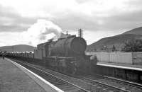 A WD 2-10-0 with a northbound freight at Elvanfoot in 1962.<br><br>[R Sillitto/A Renfrew Collection (Courtesy Bruce McCartney) //1962]