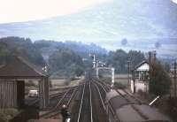 View north from Newtonmore station in 1979.<br><br>[Ian Dinmore //1979]