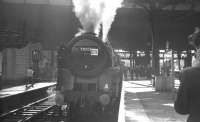 The BR 1Z74 <i>'Midland Line Centenary Special Railtour'</i> standing at Manchester Victoria on 9 June 1968 behind Britannia Pacific no 70013 <I>Oliver Cromwell</I>.<br><br>[K A Gray 09/06/1968]