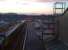 Milton Keynes can look surprisingly old-fashioned early in the morning, with more than a hint of <I>'The Ladykillers'</I> in the staircase on the right. View south from the station footbridge on 18th November 2011.<br><br>[Ken Strachan 18/11/2011]