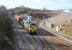 Freightliner 66505 eastbound past the junction for the Keyline Freight Terminal to the east of Swindon on 12 February 2012.<br><br>[Peter Todd 12/02/2012]