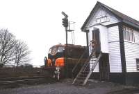 Scene at Limerick Check signal box in April 1996.<br><br>[Ian Dinmore /04/1996]