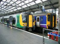 Scene at the buffer stops at Liverpool Lime Street on 19 April 2012.<br><br>[Veronica Clibbery 19/04/2012]