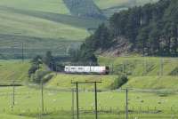A Voyager heading north through the upper Clyde valley near Crawford on 30 May 2011. <br><br>[John McIntyre 30/05/2011]