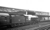 St Margarets V2 no 60955 at Carlisle on 14 August 1965 with the 9.50am Edinburgh Waverley - Leeds City.<br><br>[K A Gray 14/08/1965]