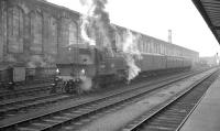 Ivatt class 2MT no 41264 on station pilot duty at Carlisle following the phase-out of the 'Jinties'. [See image 35440] Photograph thought to have been taken in the early part of 1966.<br><br>[K A Gray //1966]