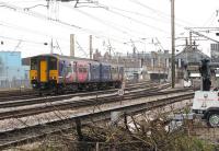 A Northern servce from Hazel Grove runs towards its ultimate destination at Preston on 12 March 2012.<br><br>[John McIntyre 12/03/2012]