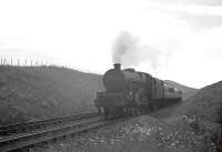 Corkerhill Jubilee no 45727 <I>'Inflexible'</I> heading north along the Ayrshire coast in the summer of 1962 between West Kilbride and Fairlie. The locomotive was withdrawn from 67A at the end of that year. [With thanks to John Robin and Colin Miller]<br><br>[R Sillitto/A Renfrew Collection (Courtesy Bruce McCartney) //1962]