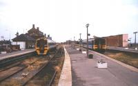 General view over the platforms at Cleethorpes station in August 1995.<br><br>[Ian Dinmore /08/1995]