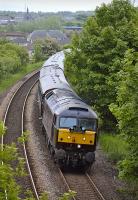 47237 climbs away from Cowdenbeath with <I>The Royal Scotsman</I> on 11 June 2012.<br><br>[Bill Roberton 11/06/2012]