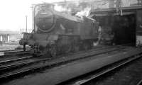 Gresley V3 2-6-2T no 67638 standing in the shed yard at 52B Heaton in 1964.<br><br>[K A Gray //1964]