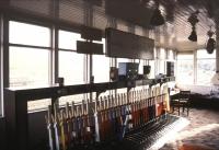 Interior of Keith Junction signal box, August 1987.<br><br>[Ian Dinmore /08/1987]