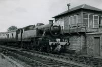 RCTS/SLS RAIL TOUR OF SCOTLAND 20th June 1962<br><br>
42277 at Cronberry Junction.<br><br>[Jim Currie (Courtesy Stephenson Locomotive Society) 20/06/1962]