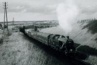 RCTS/SLS RAIL TOUR OF SCOTLAND 20th June 1962<br><br>
42277 on the Catrine Branch.<br><br>[Jim Currie (Courtesy Stephenson Locomotive Society) 20/06/1962]