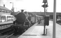 No 53 at Belfast Great Victoria Street with an up passenger train in 1965.<br><br>[K A Gray 28/08/1965]
