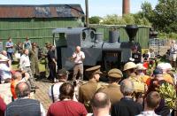 The renaming ceremony of Kerr Stuart 'Joffre' at the West Lancashire Light Railway on 22 July 2012 was undertaken by Steven Davies, Director of the NRM. He was wearing military uniform as he had earlier attended a ceremony at Preston Railway station where a plaque was unveiled to commemorate the 'Preston Pals'. (See news item).<br><br>[John McIntyre 22/07/2012]