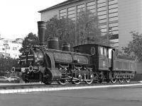 This ungainly (to British eyes) 0-6-0, No. 125 052, is seen here plinthed at Zagreb Glavni kolodvor, Croatia, in October 2011. The type was built in large numbers for the Hungarian State Railways (MAV) between 1882 and 1897 as class 326 and shows clear Austrian influence in its design. On the formation of the state of Jugoslavia after WW1, the new railway administration there inherited a number of these locos and gave them class number 125.<br><br>[Bill Jamieson 30/10/2011]