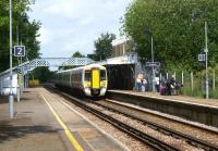 A Southeastern service on the Ramsgate to London via Dover route calls at Sandwich on 2 July 2012.<br><br>[John McIntyre 02/07/2012]