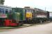 Scene in the yard at Warcop on 7 July 2012 with Hunslet 0-4-0 DM ND3815 (2389/1941) in front of class 47 no 47799.<br><br>[John Furnevel 07/07/2012]