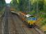 Looking north along the WCML towards Barton & Broughton on 30 July 2012 as Freightliner 66606 brings an engineers train into Oxheys loop. A southbound Pendolino can be seen waiting patiently (?) at the previous signal near the M55 overbridge in the background.<br><br>[John McIntyre 30/07/2012]