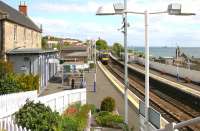 A view over Kinghorn Station - looking north in May 2005.<br><br>[John Furnevel 23/05/2005]