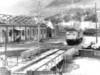 Remains of Fort William shed and turntable in July 1970.<br><br>[John Furnevel 14/07/1970]