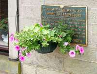Nice touch - station house, Duns, June 2005.<br><br>[John Furnevel 16/06/2005]
